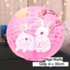 Hồng - 2 Thỏ 30cm