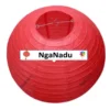Đèn giấy Đỏ 30cm