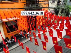 Dây Cờ Sao Vàng, Sao Đảng Trang Trí